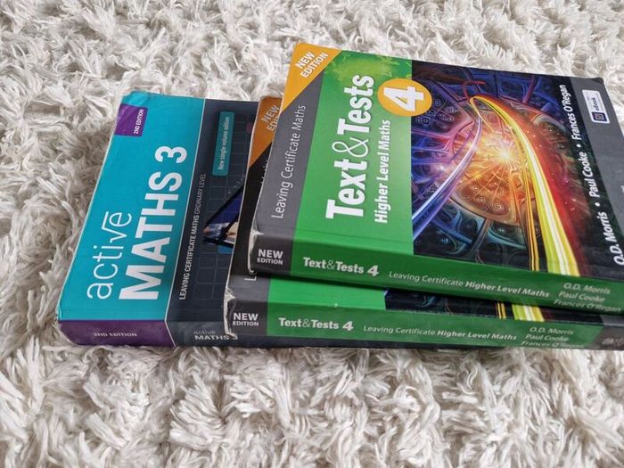 3 Maths Books leaving cert
