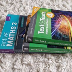 3 Maths Books leaving cert