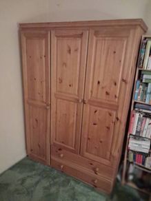 pine wardrobe