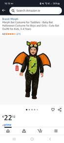 Bat Costume 3-4