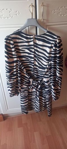 ladies zebra printdress