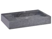 Sink Black 58x39x10 cm Marble