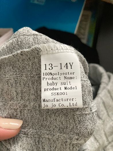 Girls sport gray  trousers 13-14 years