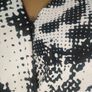 Next monochrome animal print Wrap Blouse Size 18 Postage included Image 5