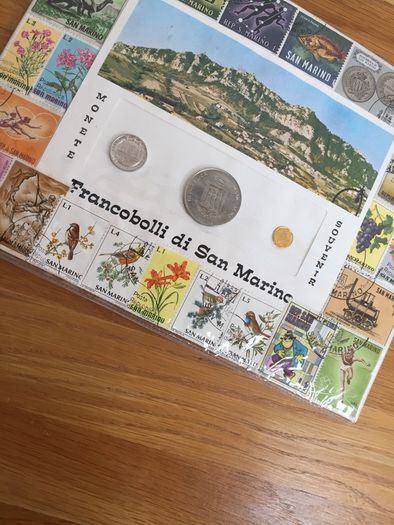 Coins and Stamps from San Marino