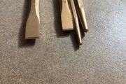 Steel chisels x2 Center punch and drift
