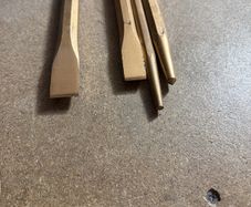 Steel chisels x2 Center punch and drift