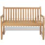 Garden Bench 120 cm Teak Image 3