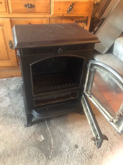 log burning stove
