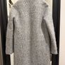 Women's grey wool boucle style coat Image 5