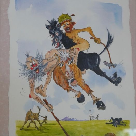 Liam Keely original artwork - framed (Polo BC)