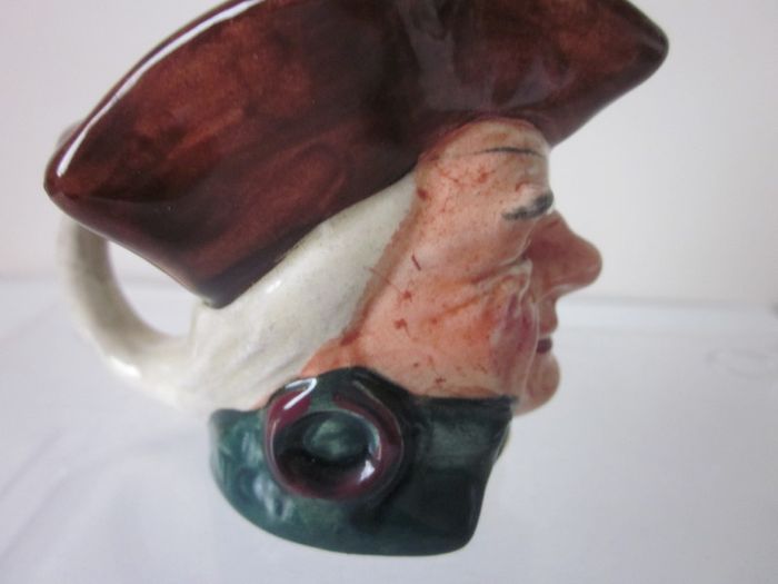 Vintage Staffs Cooper Clayton Captain Patch  , Character Small Toby Jug,