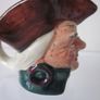 Vintage Staffs Cooper Clayton Captain Patch  , Character Small Toby Jug, Image 4
