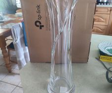 Waterford Crystal 16 inches Flower Vase Siren .