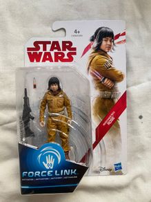 Hasbro Star Wars "3.75 Rose The Last Jedi Resistance Force Link NEW ON CARD 9cm