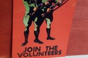 Irish Army 1930s Recruitment Notice Poster Ireland