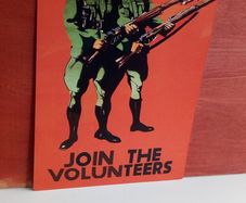 Irish Army 1930s Recruitment Notice Poster Ireland