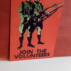Irish Army 1930s Recruitment Notice Poster Ireland