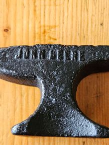 John Deere Vintage Minature Blacksmith's Combined Farm Tractor Collector Paperweight.  See Photos.