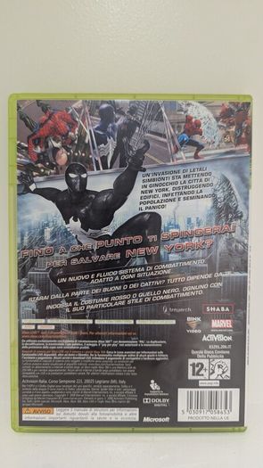 Spiderman Web of Shadows Xbox 360