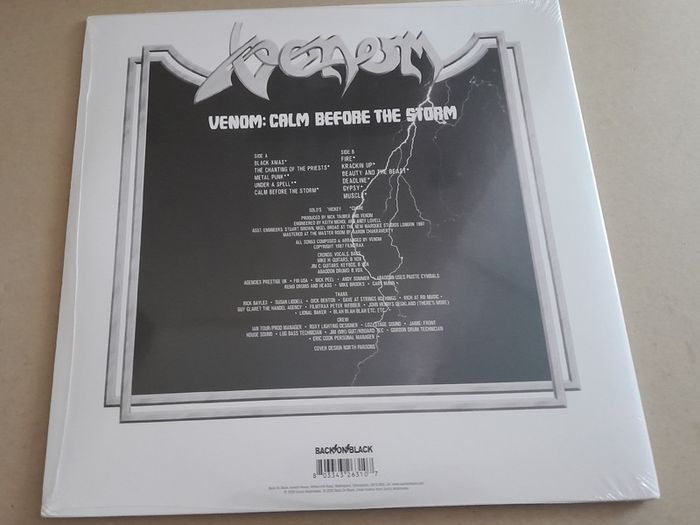 VENOM Calm Before The Storm new sealed metal
