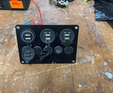 Campervan Switch panel.