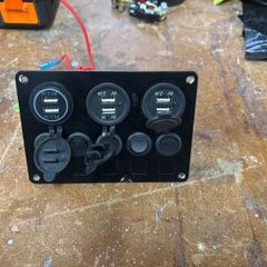 Campervan Switch panel.