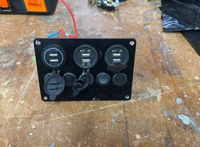 Campervan Switch panel.