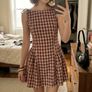 Brand new check dress Image 2