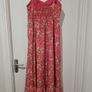 Monsoon  Pink Floral Boho Maxi Dress  Size 12 summer, beach, festival dress. Image 9
