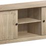 Panama 2 Door 1 Shelf Flat Screen TV Unit, Living Room Furniture, Solid Pine Wood, Wax Finish Image 3