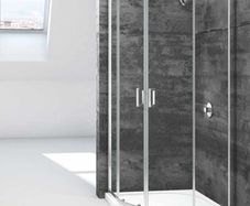 900mm Merlyn Mbox Double Quadrant Shower Doors