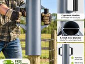 Heavy Duty Fence Post Driver 6.1 Inch Carbon Steel Manual T Post Rammer 9.3kg