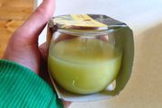 Small Candle In Glass Jar (new).
