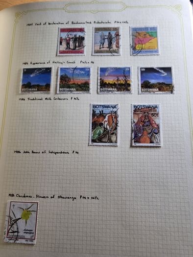 Stamp album 153 Botswana, Lesotho