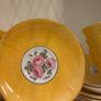 Vintage Roslyn Yellow Floral 21 Piece China Tea Set Image 4