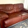 2 Seater Italian Leather Sofa Image 2