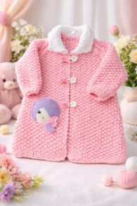 Girl's Handknit Coat