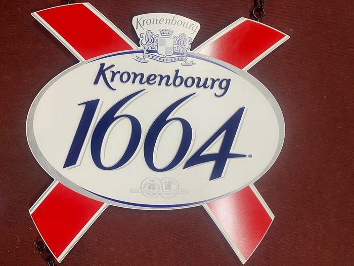 Kronenbourg 1664 outdoor sign