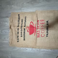 coffee sack hessian bag Christmas tree skirt