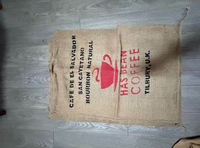 coffee sack hessian bag Christmas tree skirt