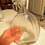 vintage frosted glass decanter. retro vibe Image 2