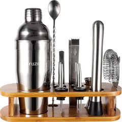 12-Piece Cocktail Shaker Set with Stand 750ml