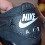 Nike Air Jordon 'Flight' 4RM black and starfish- Low profile Air Jordan's mens uk 9 Image 5