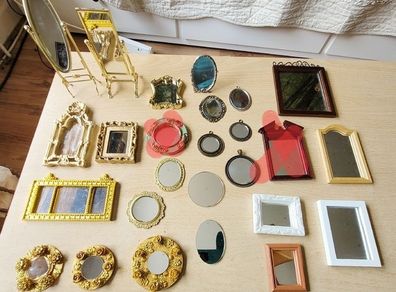 Accessories / miniatures for Dolls house - Mirrors