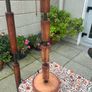Rare pair of David Hunt "Hunter" handmade leather floor & table lamps Image 4