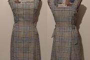 Beautiful Pinafore check dress, new