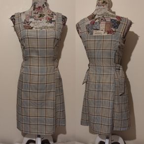 Beautiful Pinafore check dress, new