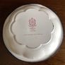 Vintage Daher blue and white 10 inch tin bowl Image 2