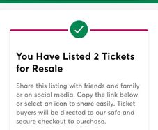 Snow Patrol Gig Dublin May 2026 x 2 tickets.  2 Tickets available for Purchase Snow Patrol Dublin Ireland